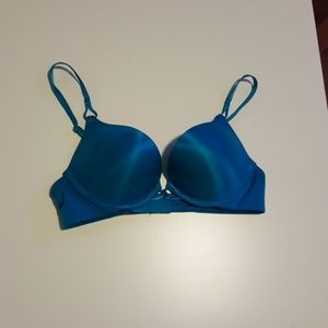 Turquoise extreme push up bra